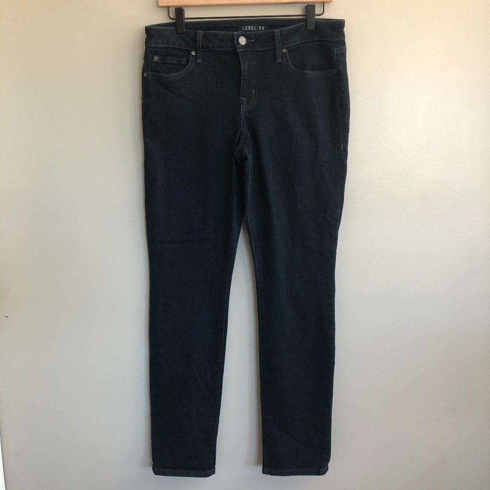 Level 99 Straight Leg Jeans Rustic Dark Blue 30